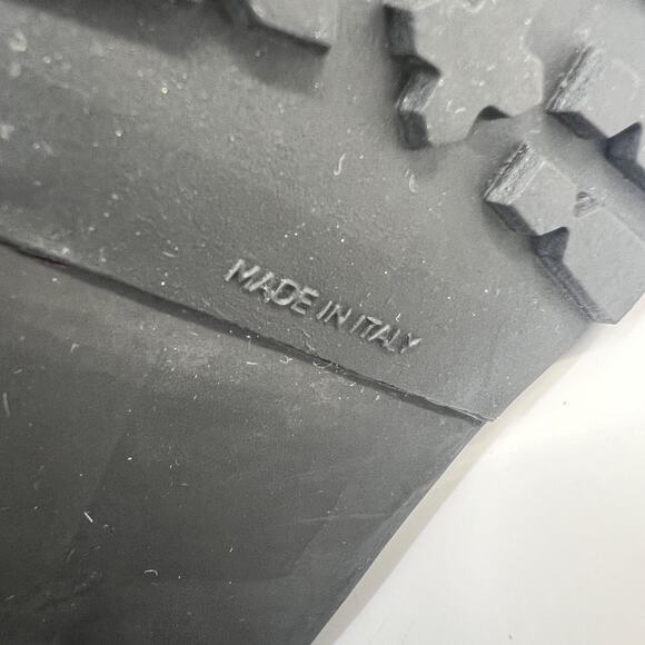 Stuart Weitzman Lowland Boots Women 7 Black Stretch Leather Over The Knee READ - Picture 6 of 11